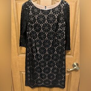 Jessica Howard Black Lace Dress